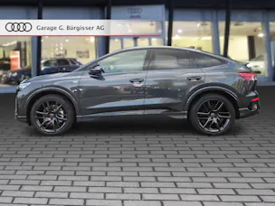 AUDI Q4 Sportback e-tron quattro performance Swiss Ski Tamboragrau Metallic