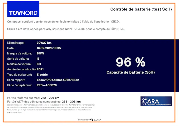 BMW i3 E-Motor Sport i01 120 Ah ** 100 % électrique **