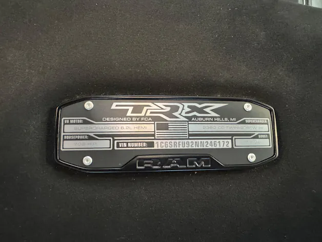 DODGE RAM 1500 TRX