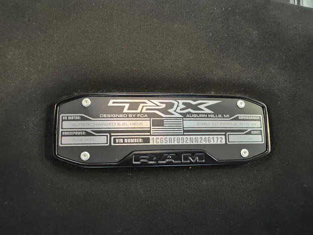 DODGE RAM 1500 TRX
