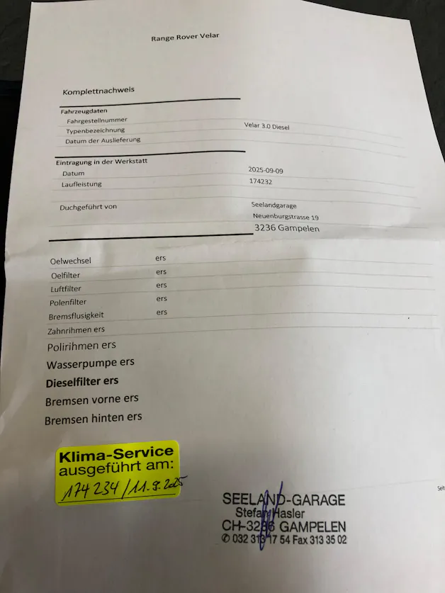 Land Rover Range Rover Velar R-Dynamic D 300 S Automatic