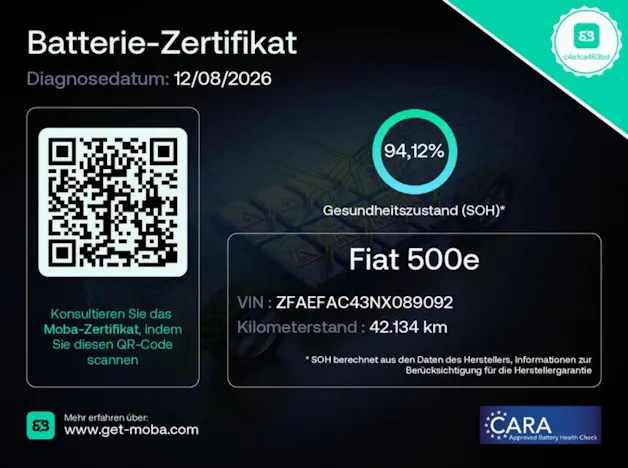FIAT 500 electric 87 kW La Prima