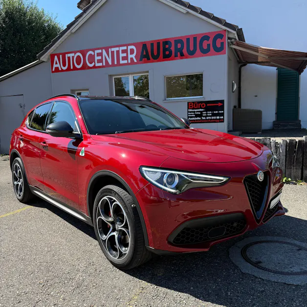 ALFA ROMEO Stelvio 2.0 Sport Q4 Automatic *PANORAMA-DACH - LEDER BRAUN - ROT MET - ANHÄNGERKUPPLUNG*