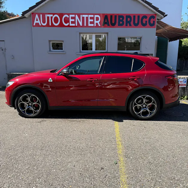 ALFA ROMEO Stelvio 2.0 Sport Q4 Automatic *PANORAMA-DACH - LEDER BRAUN - ROT MET - ANHÄNGERKUPPLUNG*