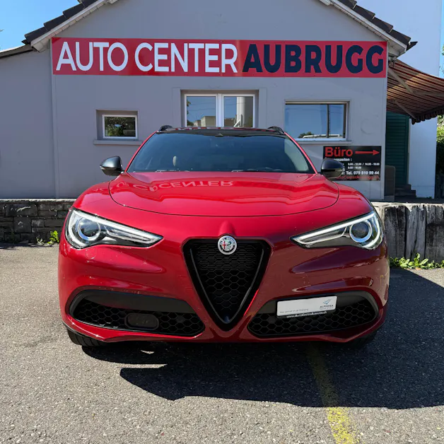 ALFA ROMEO Stelvio 2.0 Sport Q4 Automatic *PANORAMA-DACH - LEDER BRAUN - ROT MET - ANHÄNGERKUPPLUNG*