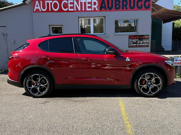 ALFA ROMEO Stelvio 2.0 Sport Q4 Automatic *PANORAMA-DACH - LEDER BRAUN - ROT MET - ANHÄNGERKUPPLUNG*
