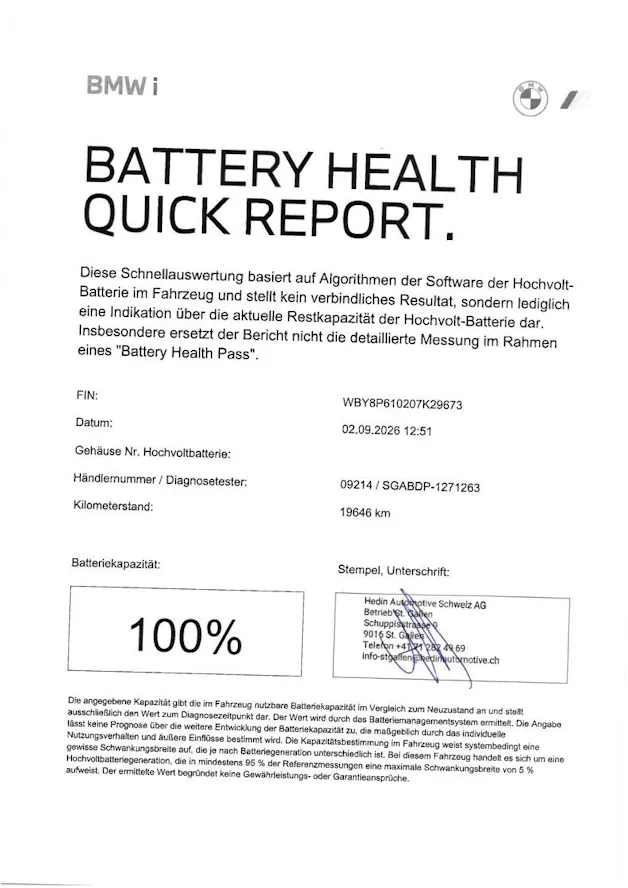 BMW i3 S E-Motor 120 Ah