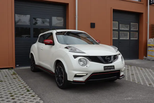 NISSAN Juke 1.6 DIG-T Nismo RS 4x4 "* CH Auto * Sièges Recaro * Black Edition * Interieur Alcantara * Tempomat *"
