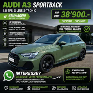 AUDI A3 Sportback 1.5 TFSI S Line S-Tronic