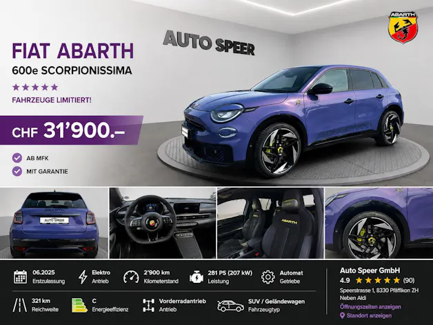 FIAT Abarth 600e Scorpionissima