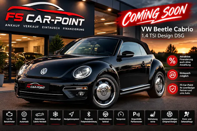 VW Beetle Cabrio 1.4 TSI Design DSG