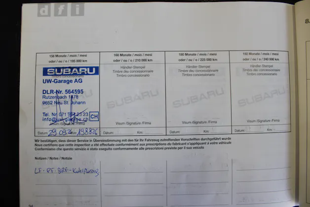 Subaru Forester Station 2.0 X Swiss