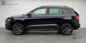 SKODA Karoq 2.0 TSI 190PS Black Magic Perl SportLine 4x4 DSG / RF-Kamera / Panoramadach / Virtuelles Cockpit / AHK-Schwenkbar /