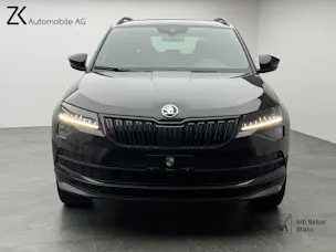 SKODA Karoq 2.0 TSI 190PS Black Magic Perl SportLine 4x4 DSG / RF-Kamera / Panoramadach / Virtuelles Cockpit / AHK-Schwenkbar /