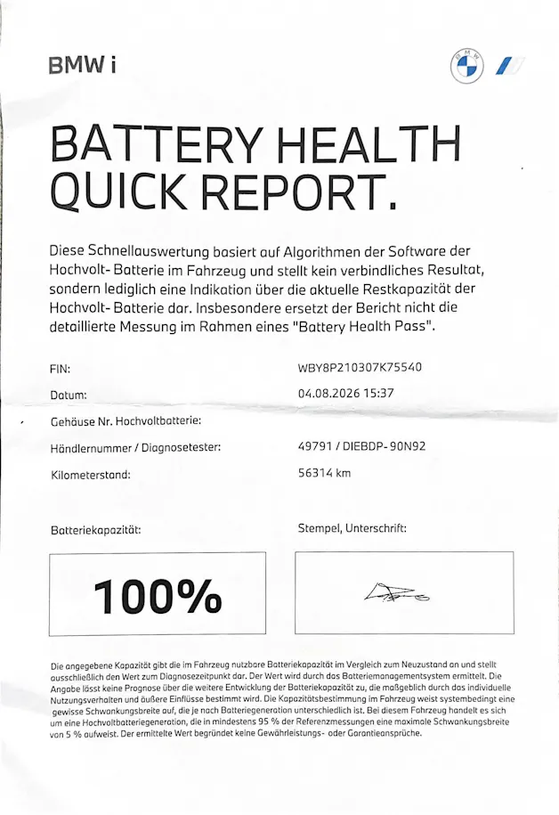 BMW i3 E-Motor 120 Ah 06.10.2026