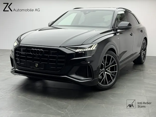 AUDI Q8 55 TFSI S-Line Mythos Black Ed. quattro tiptronic / 360° Kamera / Panoramadach / B&O Sound / Head-Up / Leder / Keyless /