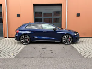 AUDI S3 Sportback 2.0 TFSI quattro S-tronic - "CH Auto * Toit Pano * Pack Technique + Aide Cond. * Cuir Nappa Rouge * Feu Matrix"