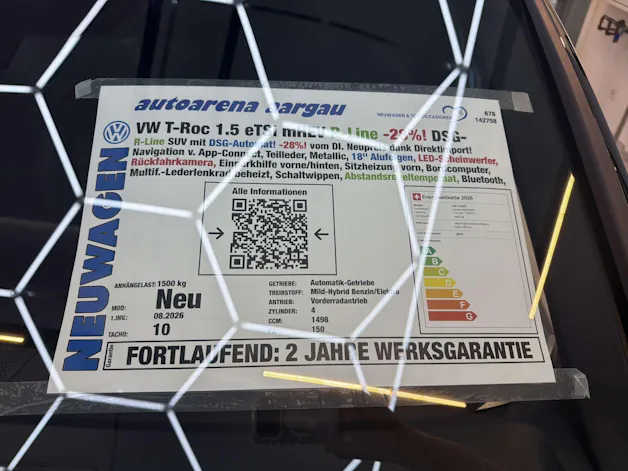 VW T-Roc 1.5 eTSi mHEV R-Line DSG-Automat