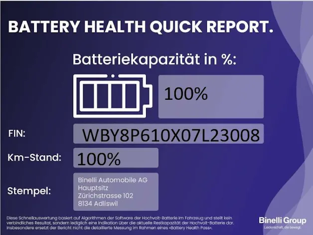BMW i3 S E-Motor 120 Ah