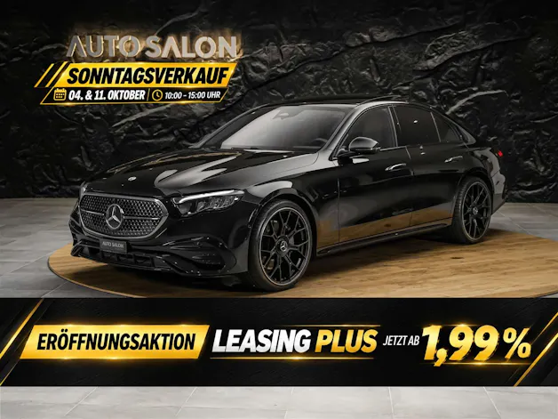 MERCEDES-BENZ E 220 d AMG Line 9G-Tronic "21" Felgen*Werksgarantie*Panorama*Lenkradheizung*
