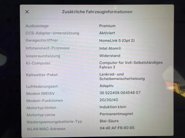 Tesla Model S Maximale-Reichweite * Raven *