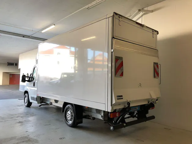 CITROEN JUMPER 35 L4 Kofferaufbau mit Hebebühne, Euro 6