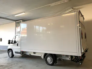 CITROEN JUMPER 35 L4 Kofferaufbau mit Hebebühne, Euro 6