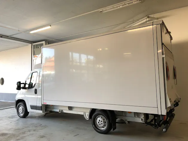 CITROEN JUMPER 35 L4 Kofferaufbau mit Hebebühne, Euro 6