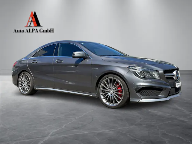 MERCEDES-BENZ CLA 45 AMG 4Matic Speedshift – PANORAMA | PERFORMANCE | HARMAN/KARDON | KAMERA | MEMORY |