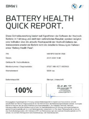 BMW i3 E-Motor 120 Ah