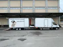 IVECO 35 S 18H A8 HIi-Matic 8-Gang Durchlader mit 2x Hebebühnen und Anhänger