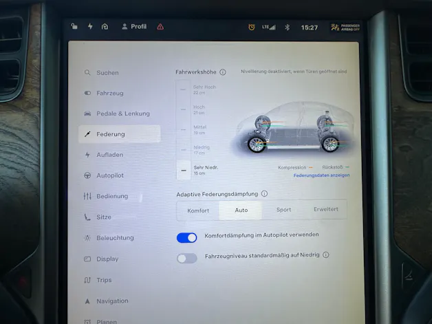 Tesla Model X ** RAVEN** Maximale-Reichweite