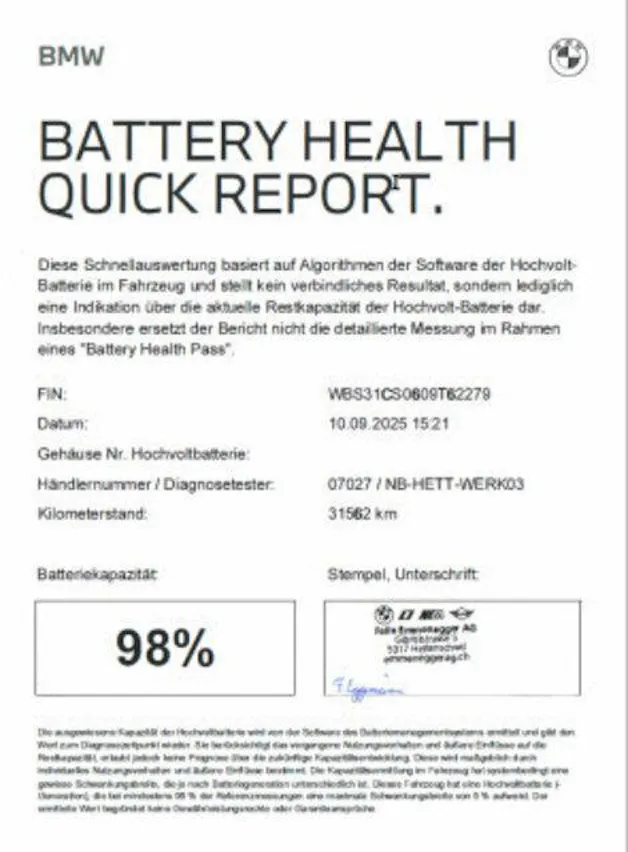 BMW XM G09 Label Plug-in Hybrid