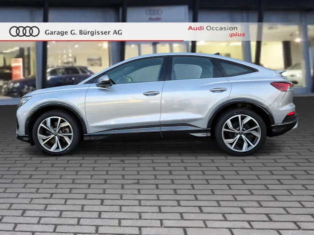 AUDI Q4 Sportback e-tron 45 quattro Florettsilber Metallic