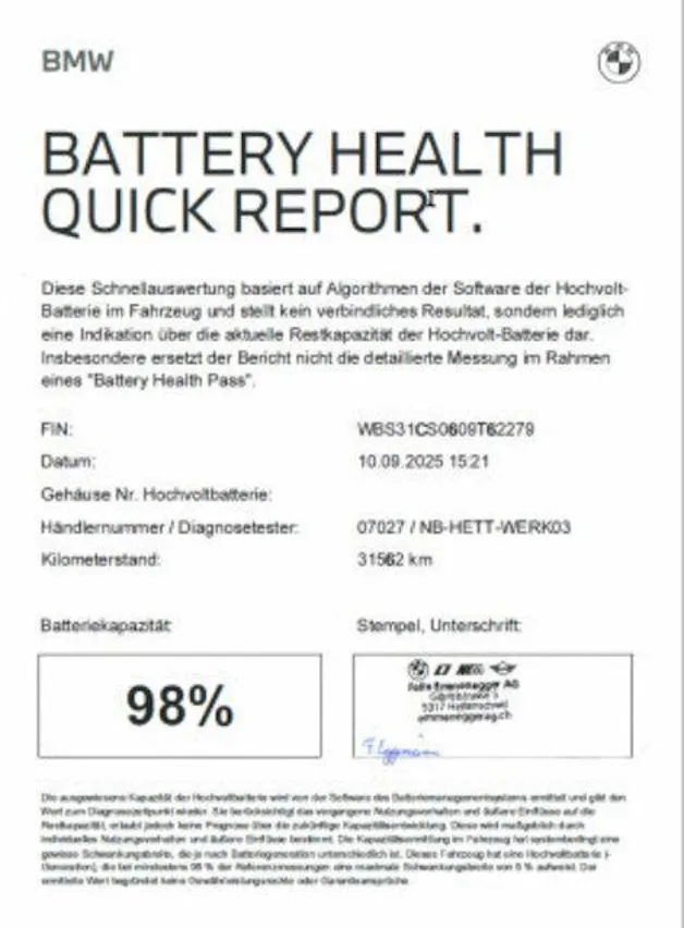 BMW XM G09 Label Plug-in Hybrid