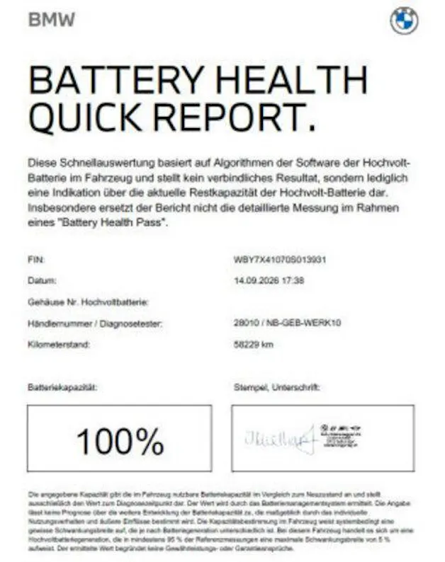 BMW iX3 G08 E-Motor