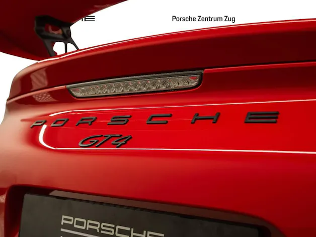 PORSCHE Cayman GT4