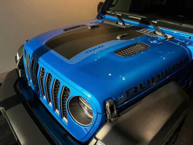 JEEP Wrangler 2.0 PHEV Unlimited Rubicon Automatic Soft Top BLUE - BORLA 🚀 499.- pro Monat