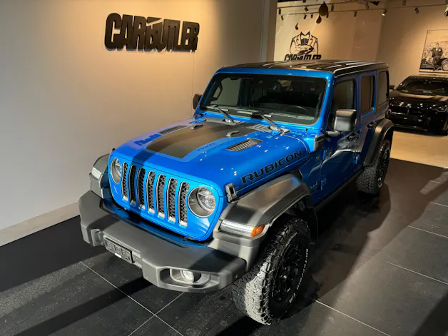 JEEP Wrangler 2.0 PHEV Unlimited Rubicon Automatic Soft Top BLUE - BORLA 🚀 499.- pro Monat