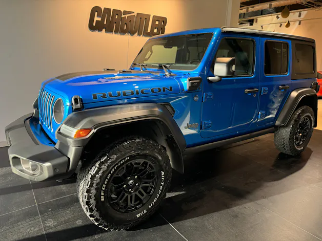 JEEP Wrangler 2.0 PHEV Unlimited Rubicon Automatic Soft Top BLUE - BORLA 🚀 499.- pro Monat