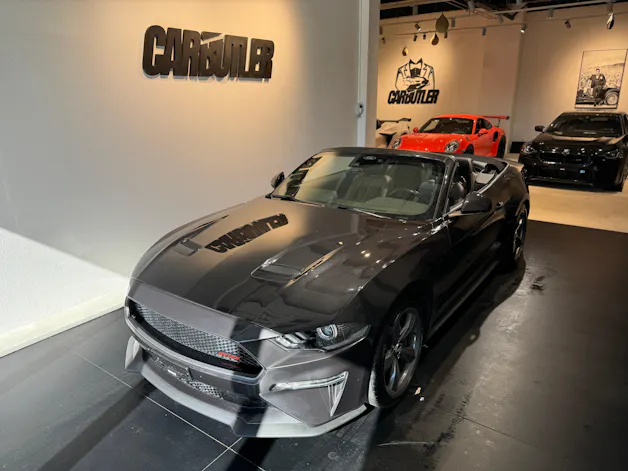 FORD Mustang Convertible 5.0 V8 GT California Special Automat 🚀 GT/CS DARK MATTER GREY - SONDER-EDITION 499.- / Monat GRATIS SERVICE