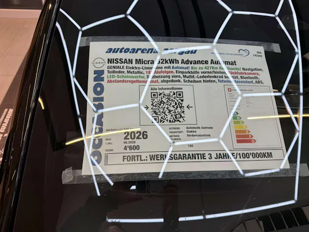 NISSAN Micra 52kWh Advance Automat